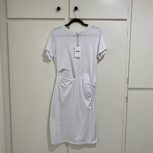 NWT! LNA Alek Dress in White